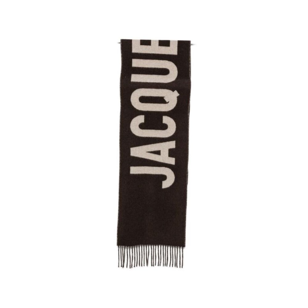 Jacquemus Women Logo Wool Scarf